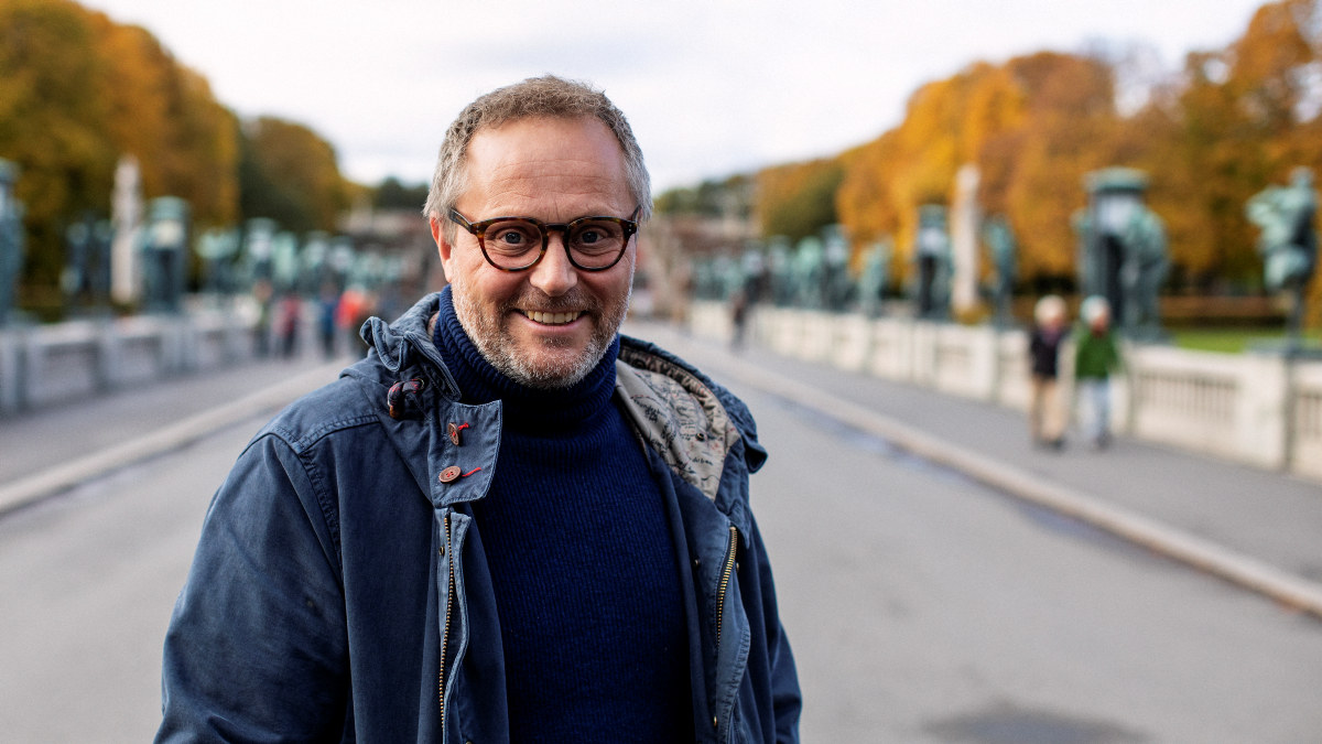 Portrett av Morten i Frognerparken.