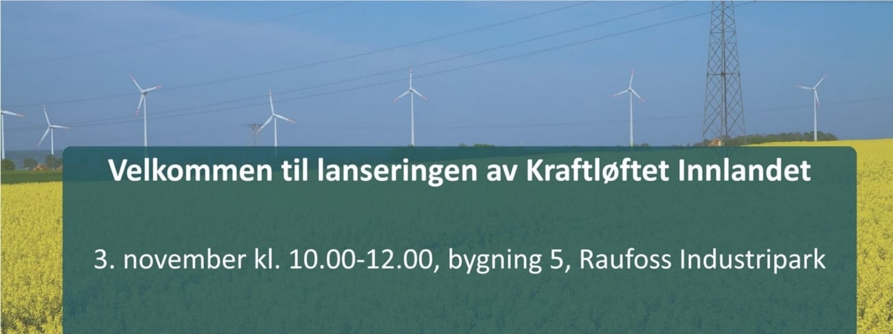 Kraftløftet lansering Innlandet